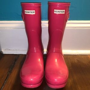 Watermelon hunter boots